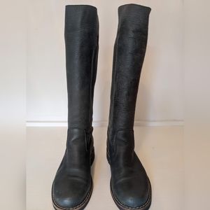 Roots slate grey knee high boots